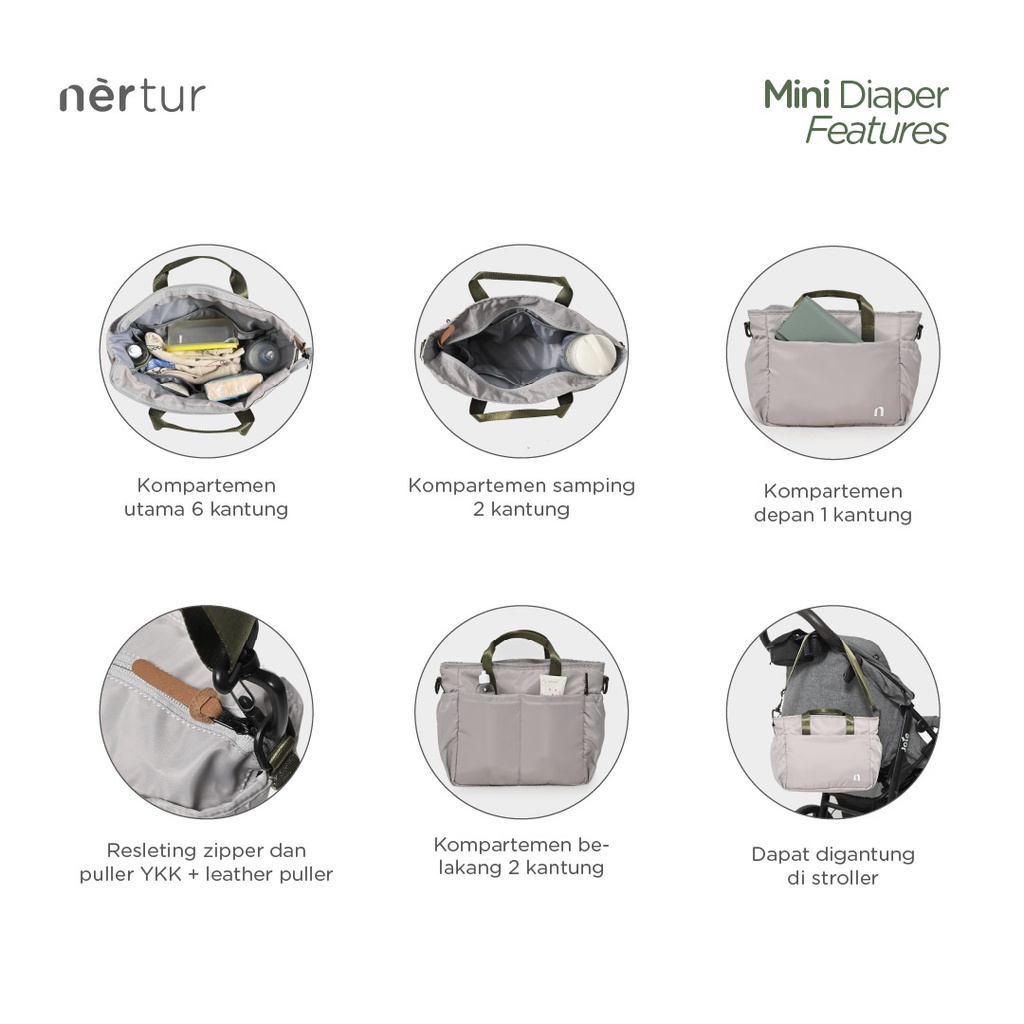 Mini Diaper - Alpha Green