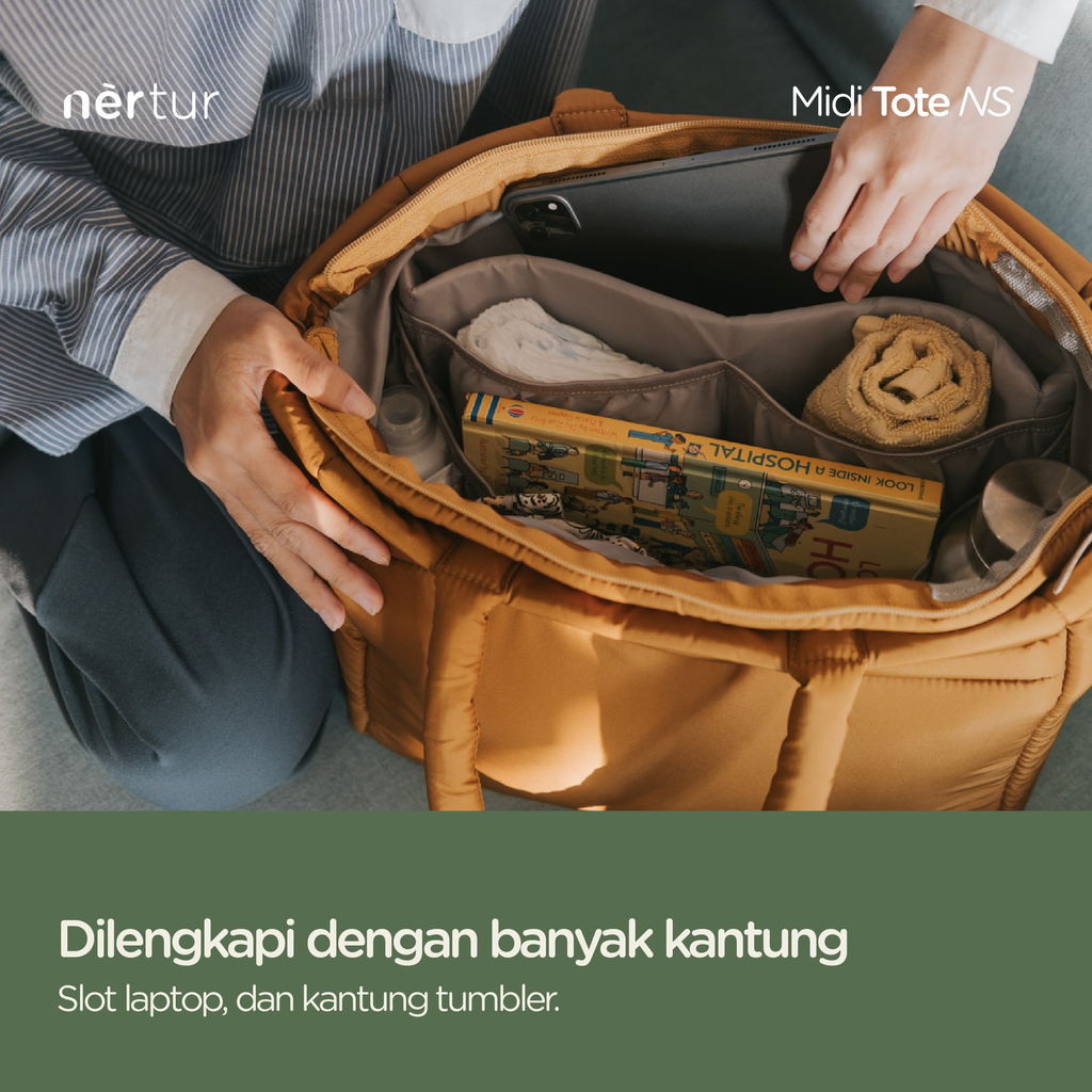 Midi Tote NS - Black