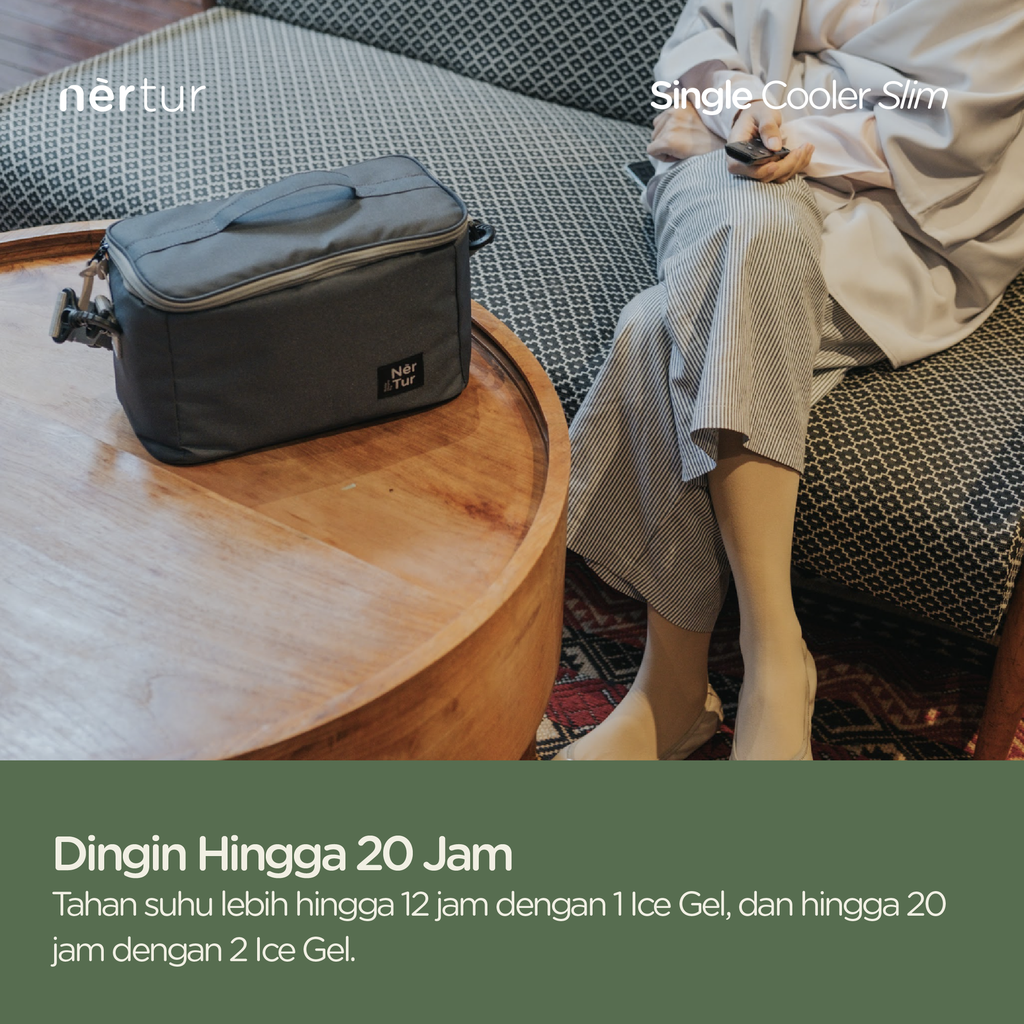 Single Cooler Slim - Army Green