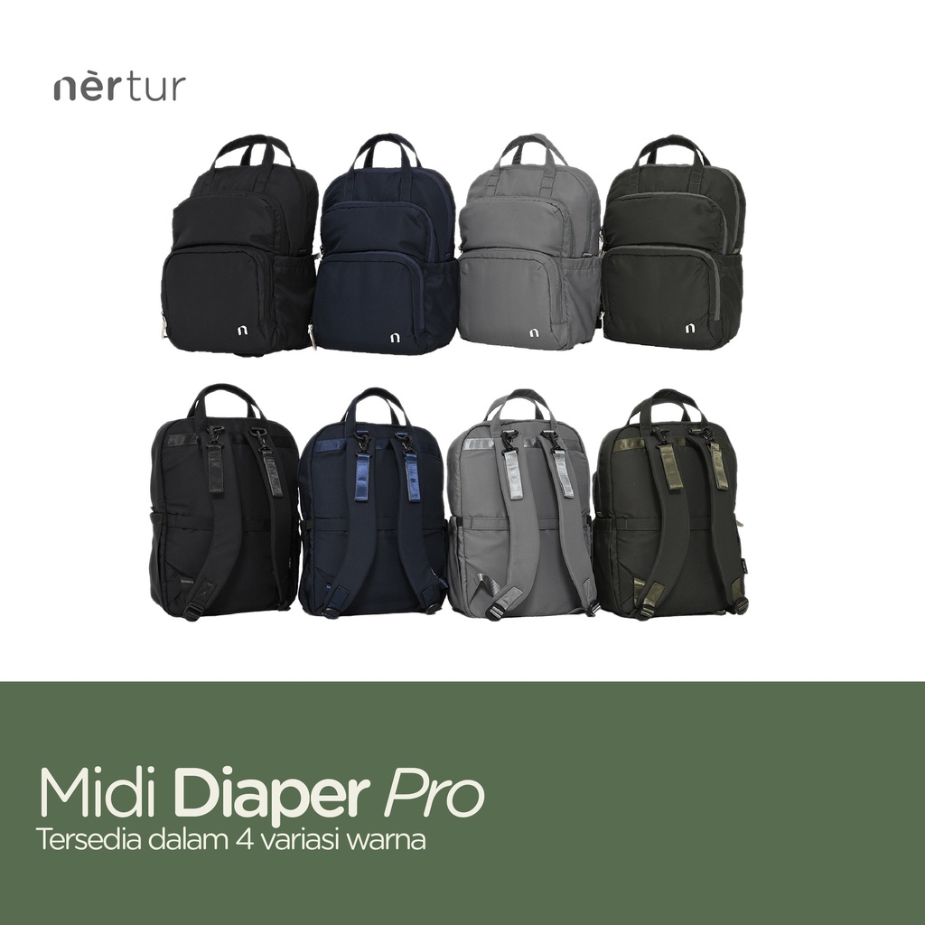 Midi Diaper Pro - Black