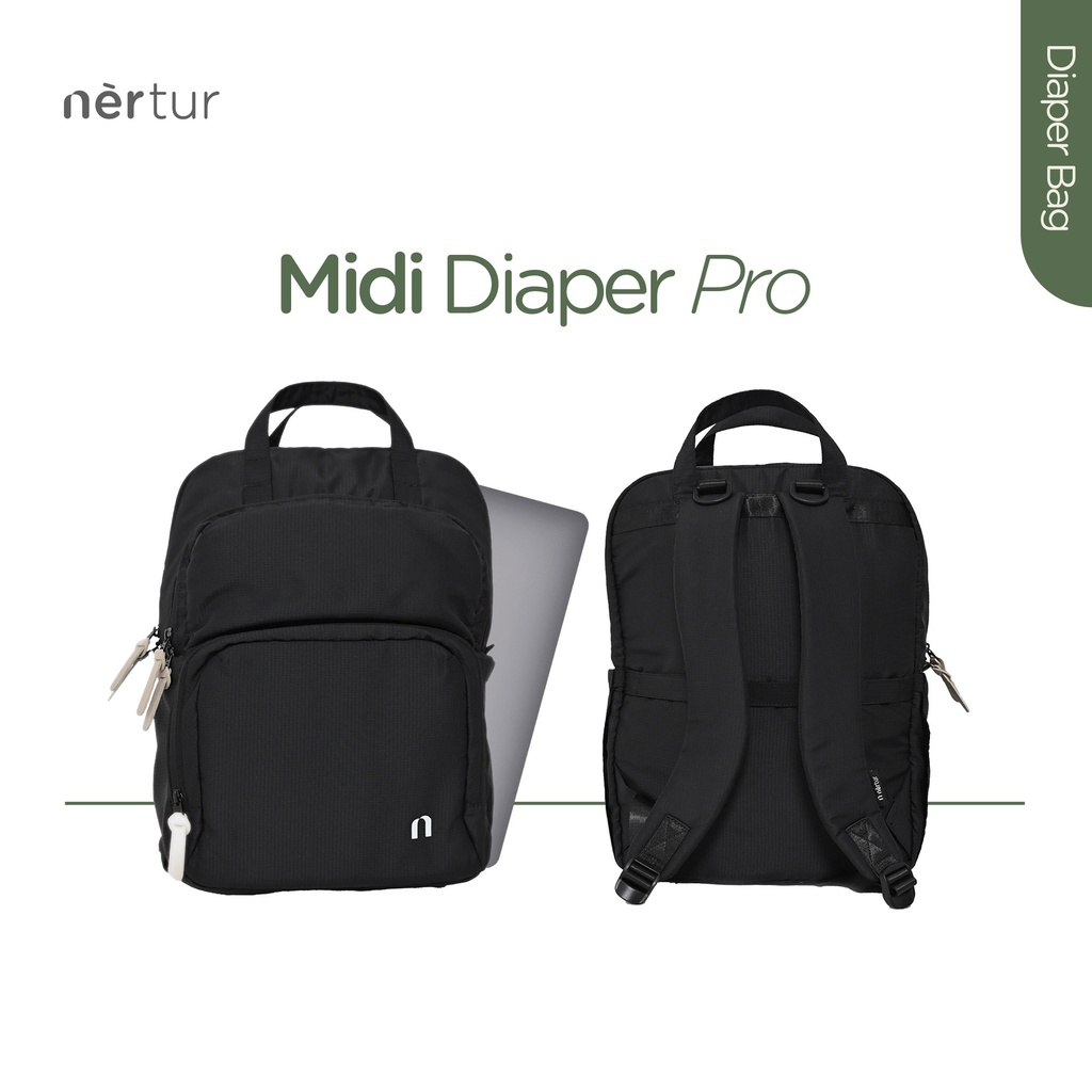Midi Diaper Pro - Black