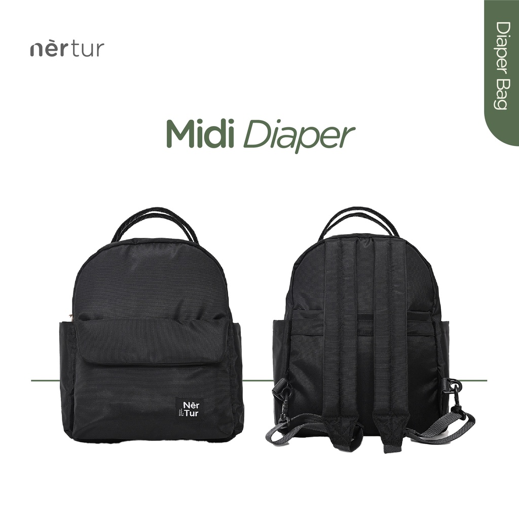 Midi Diaper - Army Green