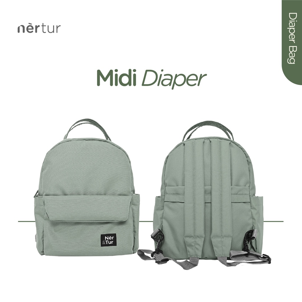 Midi Diaper - Army Green