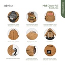Midi Diaper NS - Black