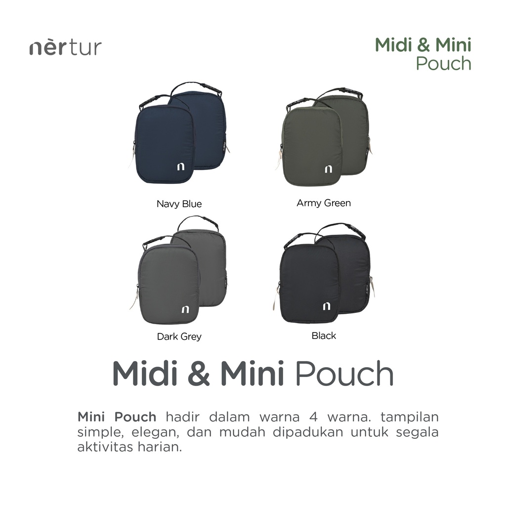 Midi Pouch - Dark Grey