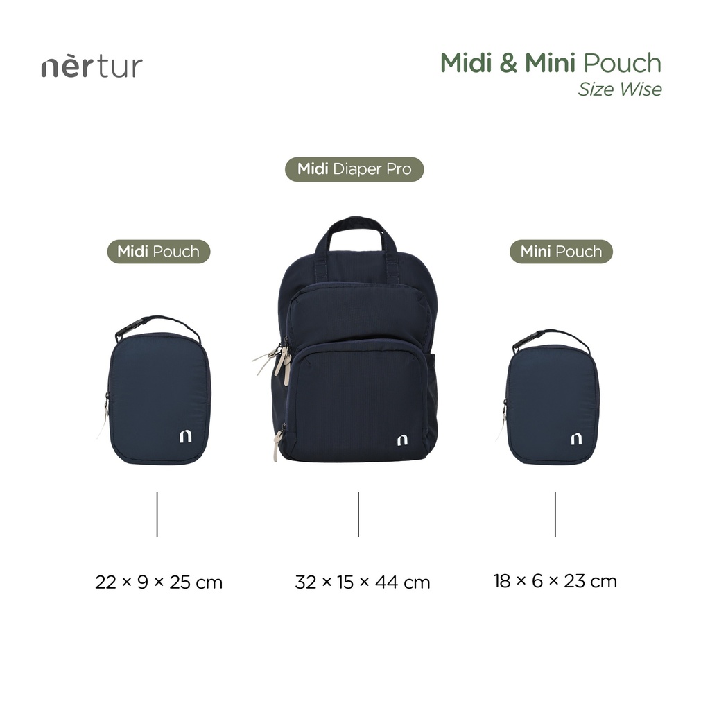 Midi Pouch - Alpha Green