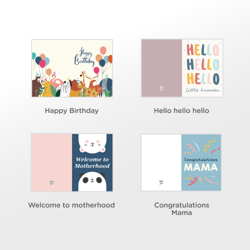 Greeting Card / Kartu Ucapan Kelahiran