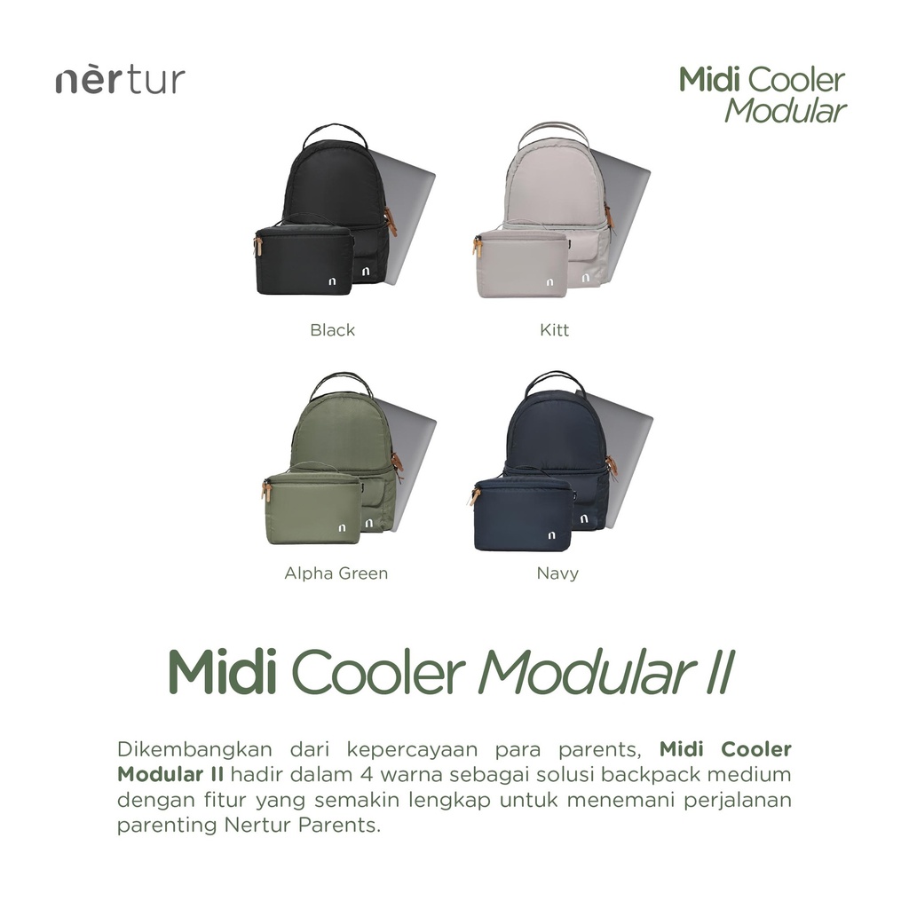 Midi Cooler Modular II - Polyester Black