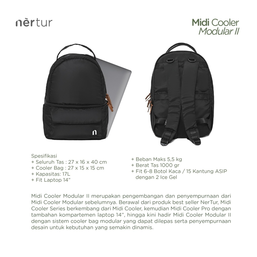 Midi Cooler Modular II - Cordura Forest Green