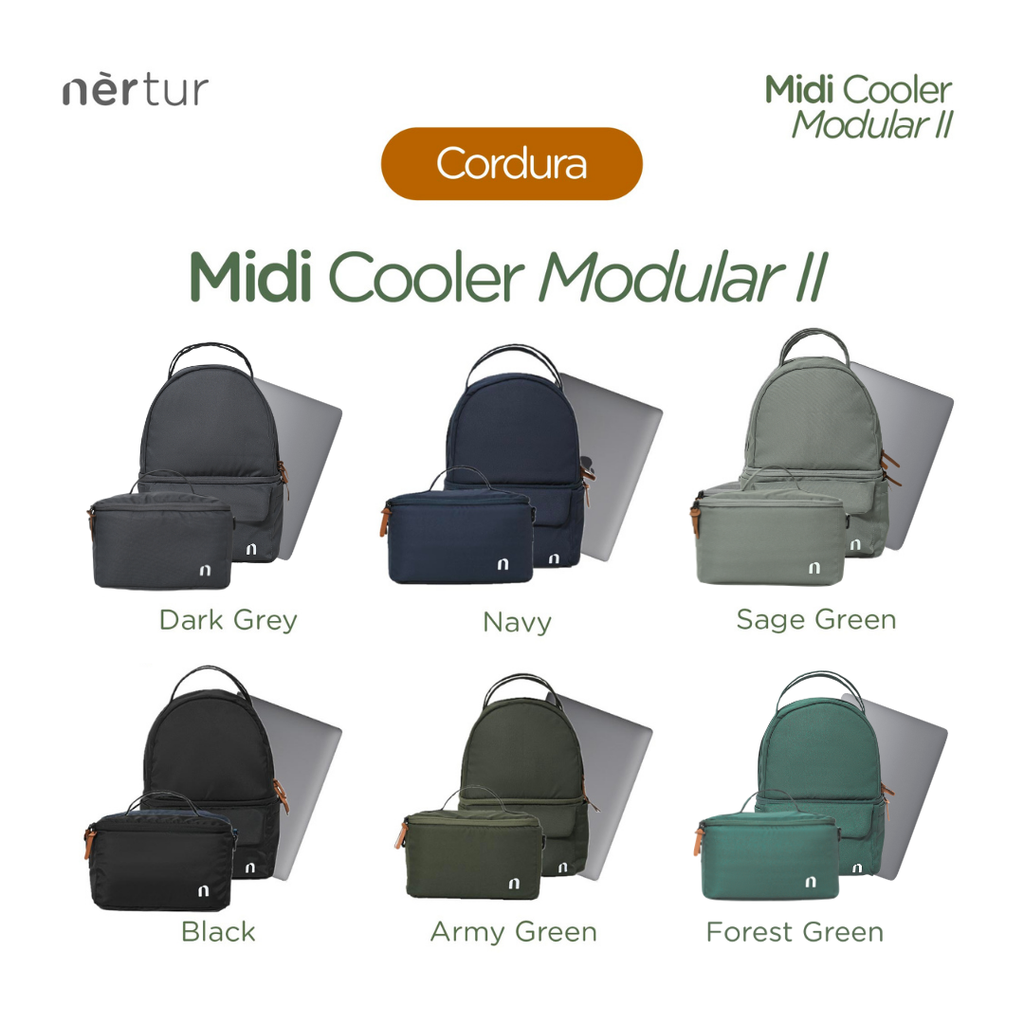 Midi Cooler Modular II - Cordura Forest Green
