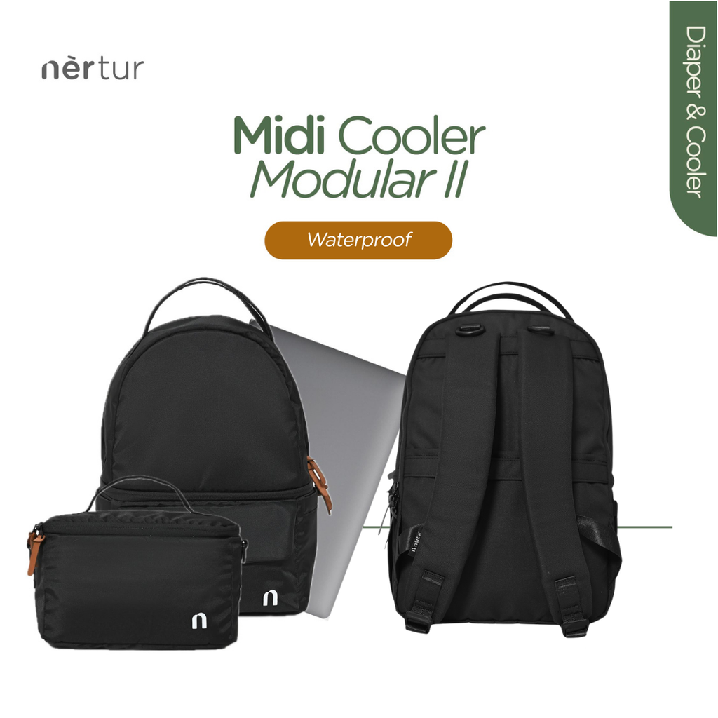 Midi Cooler Modular II - WP Cordura Black