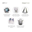 Diaper Fold - Kitt Grape