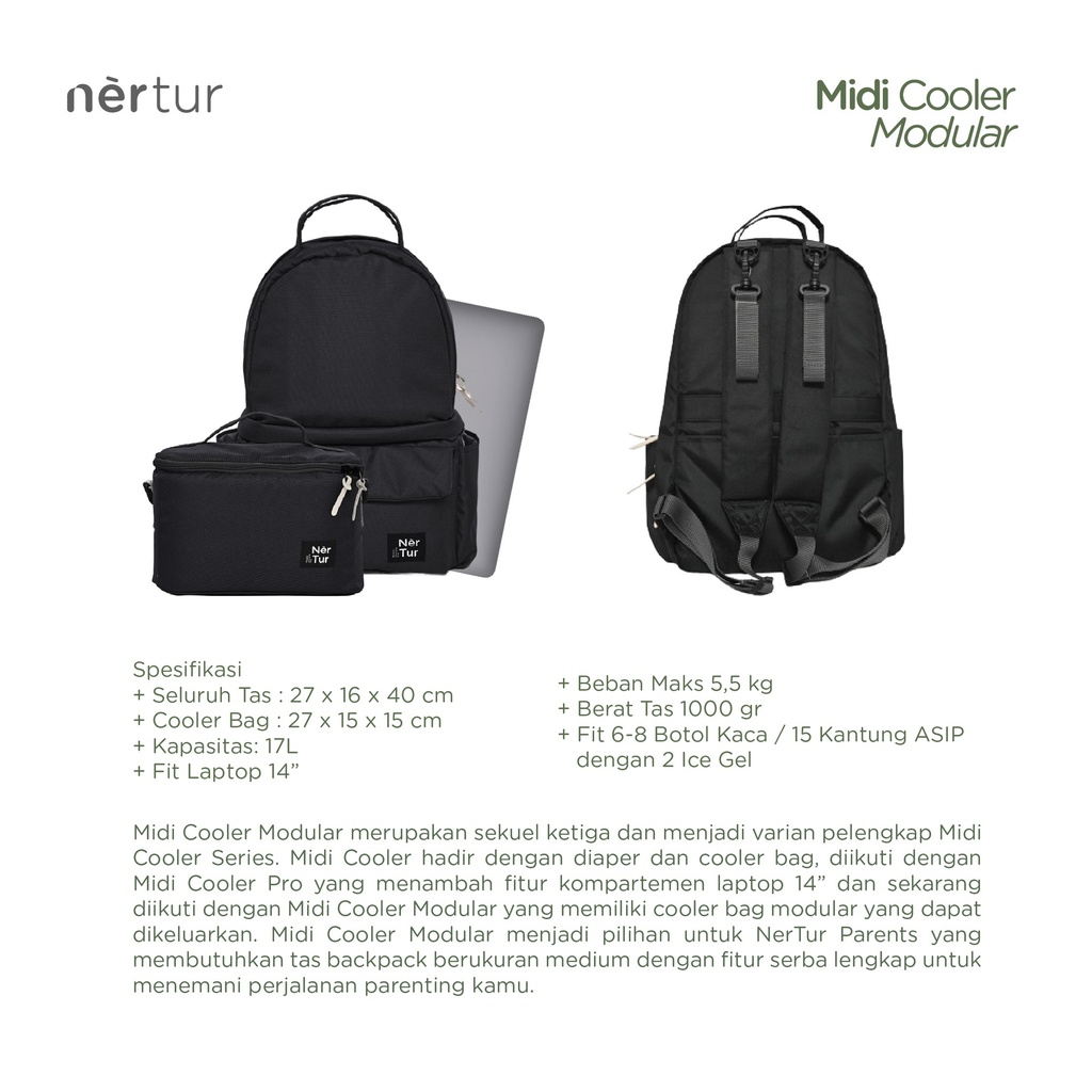 Midi Cooler Modular -  Forest Green