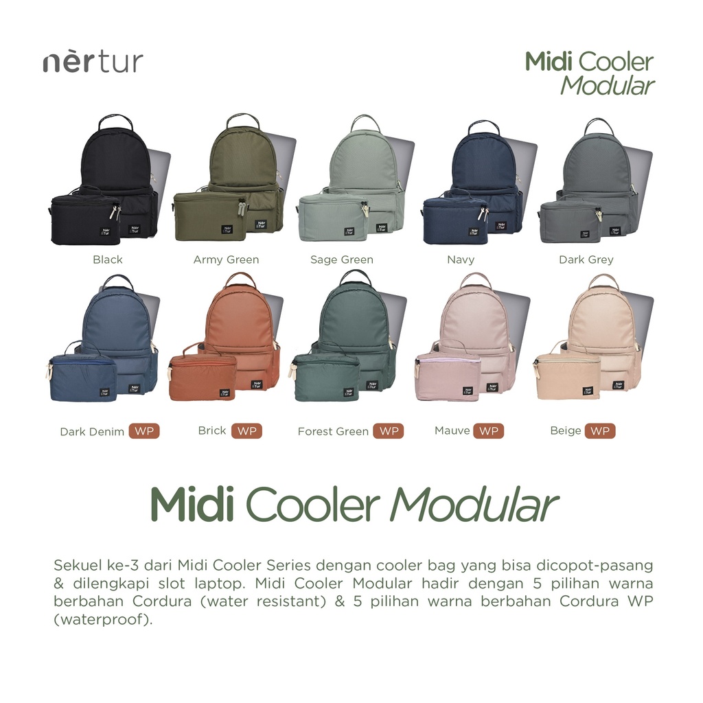 Midi Cooler Modular -  Forest Green