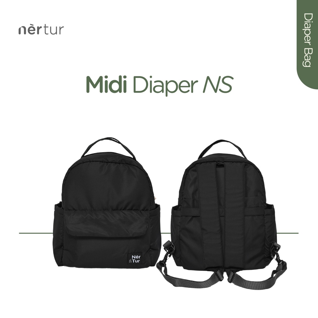 Midi Diaper NS - Black
