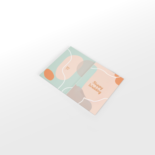 Greeting Card / Kartu Ucapan Pernikahan Happy Wedding