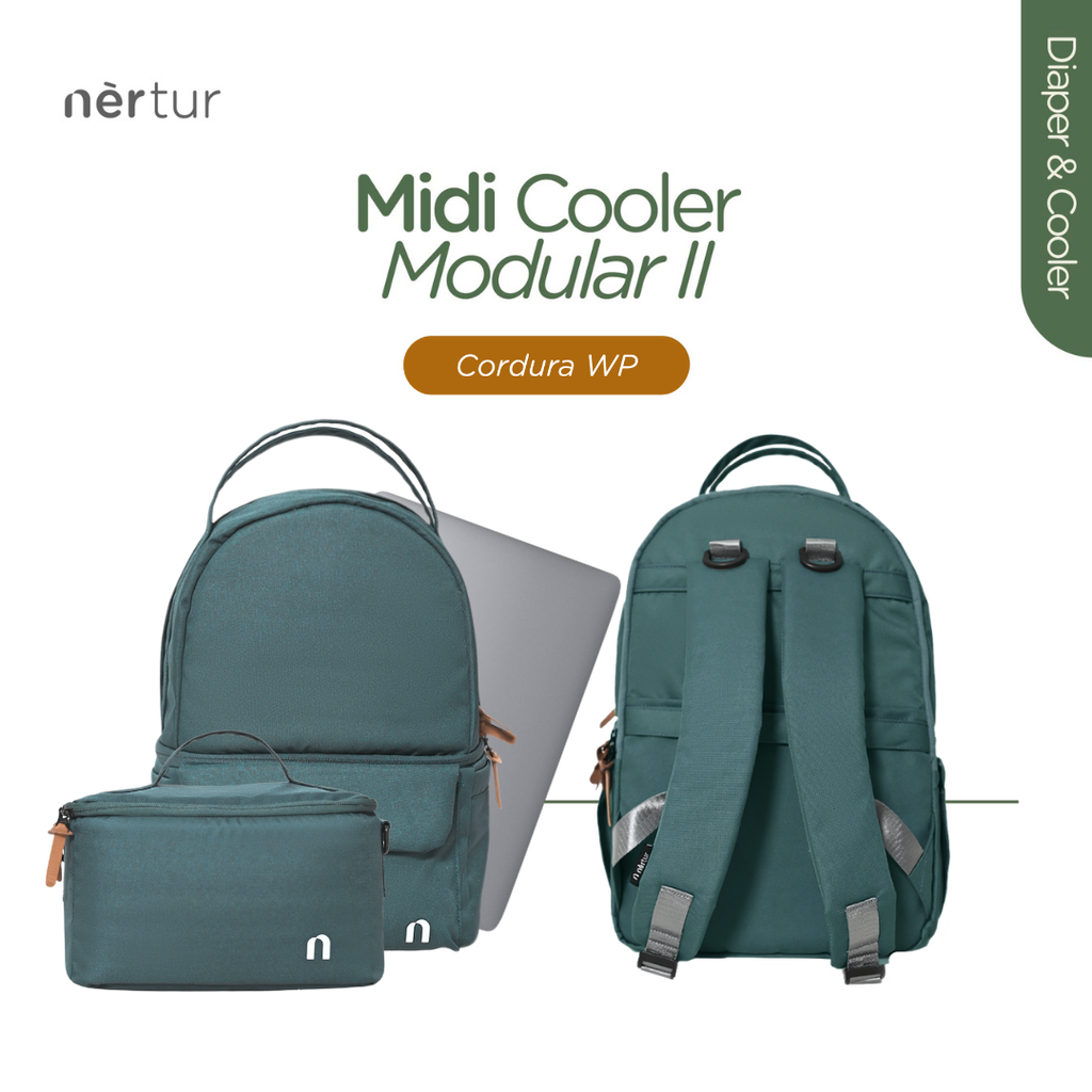 Midi Cooler Modular II - WP Cordura Forest Green