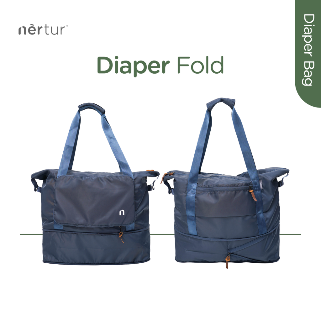 Diaper Fold - Navy